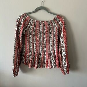 Bohemian floral top